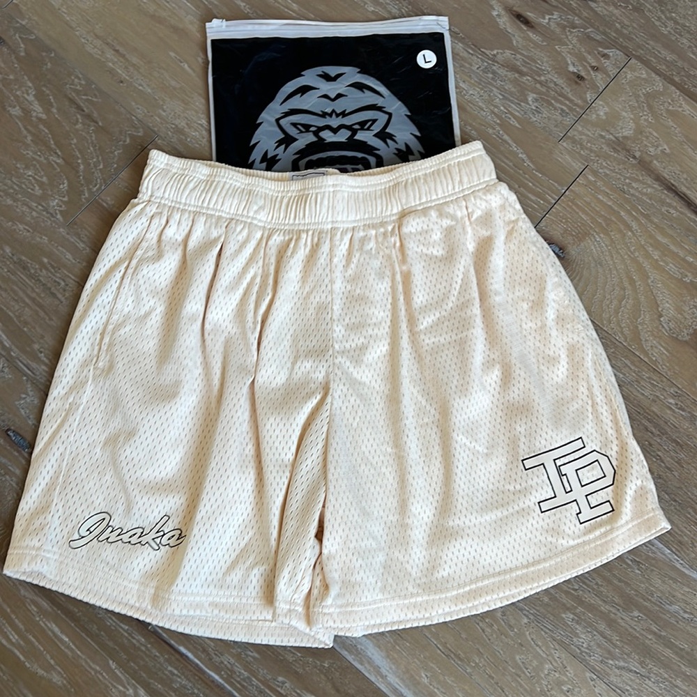 Inaka Power Cream Athletic Shorts